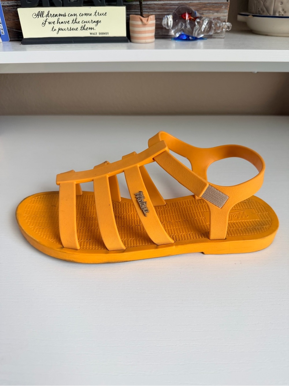 Melissa Sun Rodeo Orange Gladiator Sandal